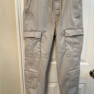 Hollister Men's Cargo Pants in Light Tan